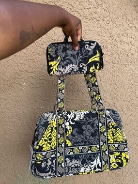 Vera Bradley Quilted Floral Tote and wallet